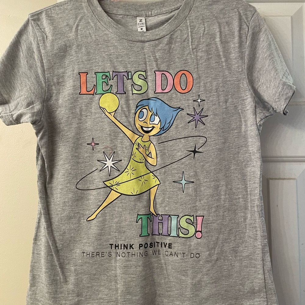 Gray Kids Shirt with Colorful Graphic